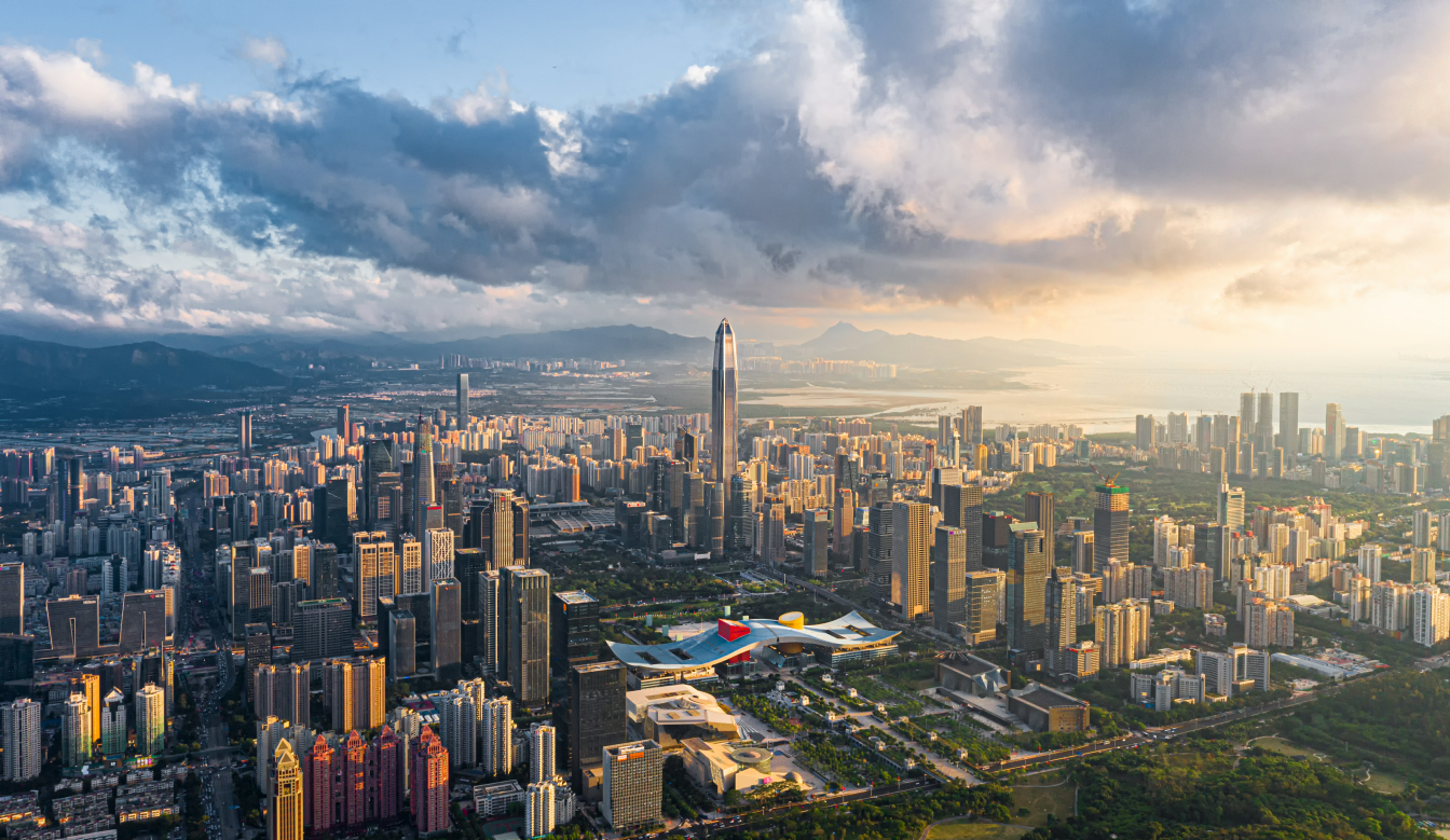 深圳CBD全景图（日出）