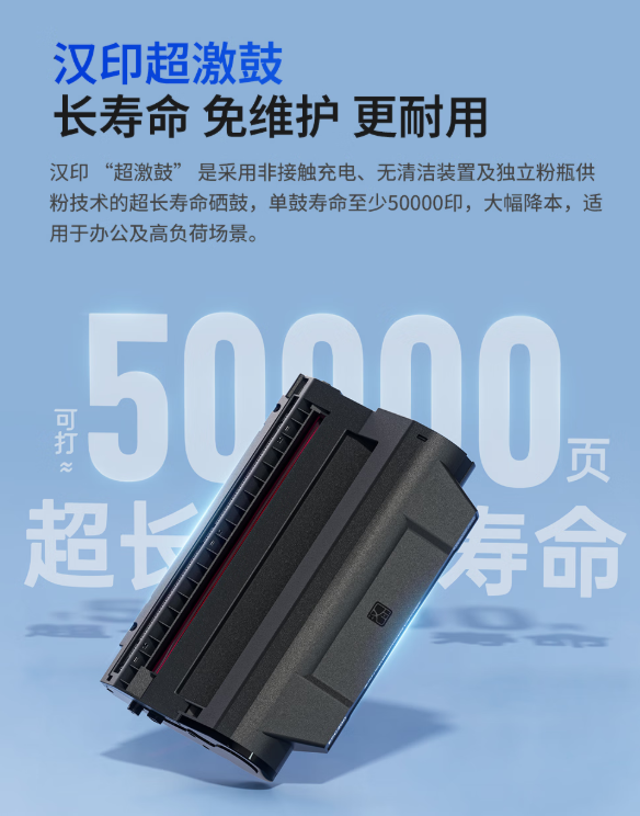 “超激鼓”闯入“打印机夹心层”，开辟“高负荷激光打印机”新赛道