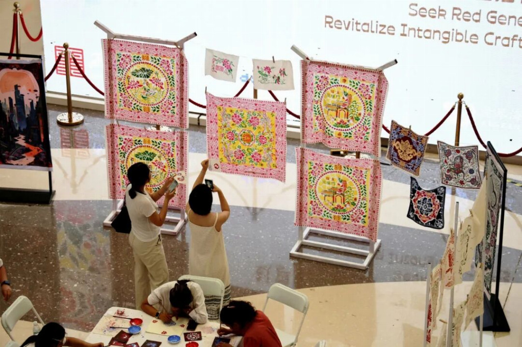 西安美术学院跨媒体艺术系赴韩城开展渭北花袱子非遗传承实践第9张
