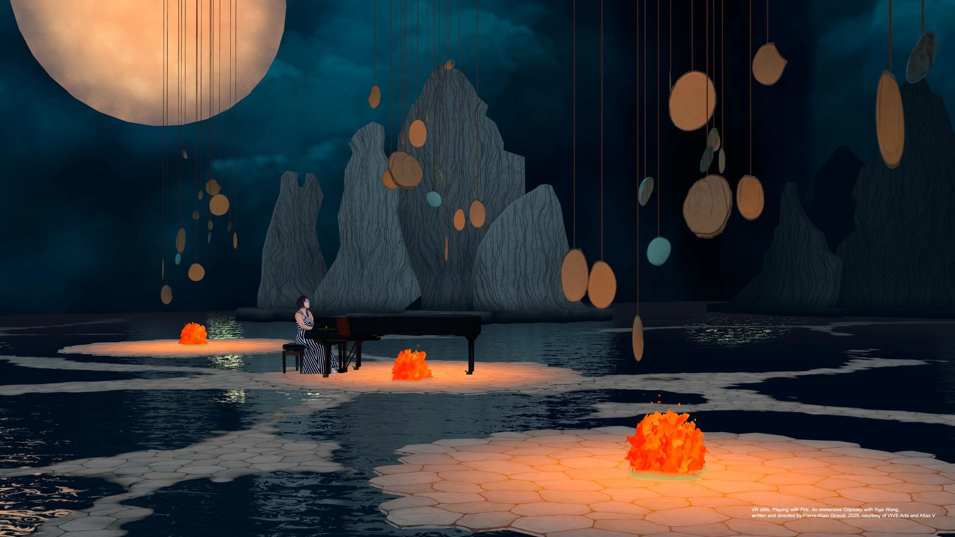《羽火共舞》VR画面/VIVE Arts及Atlas V提供;图片来源:香港艺术节官网